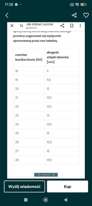 Buciki skórzane Gucio rozm. 25