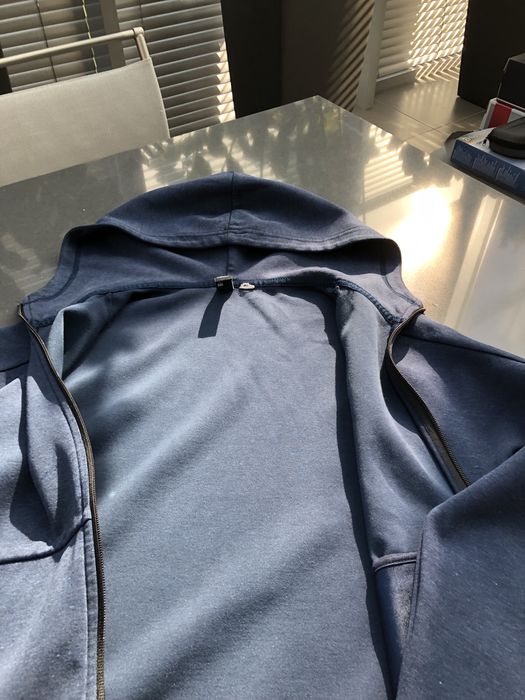 Adidas bluza rozpinana z kapturem granatowa S.