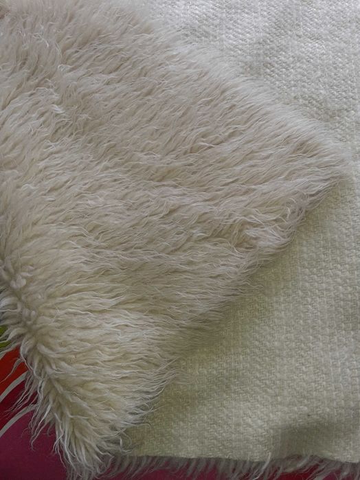 Carpete de pêlo alto pura lã 2,09 cm x 1,43 m