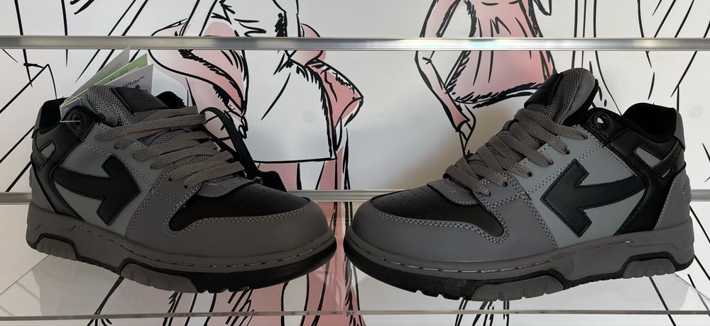 Off-White Out of Office Black Gradient r42