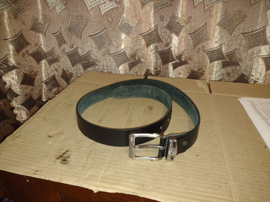 Ремінь POLO CLUB з натуральної шкіри, розмір 124-4-0,5 см.