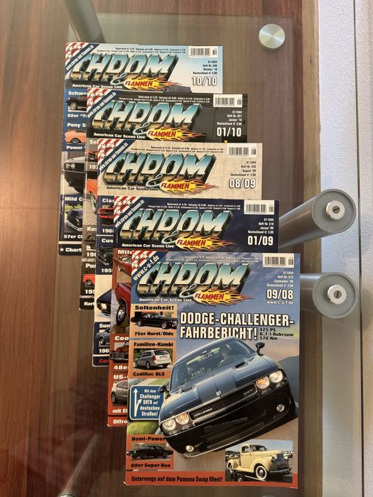 5 журналів CHROM und flammen автожурнал журнал авто