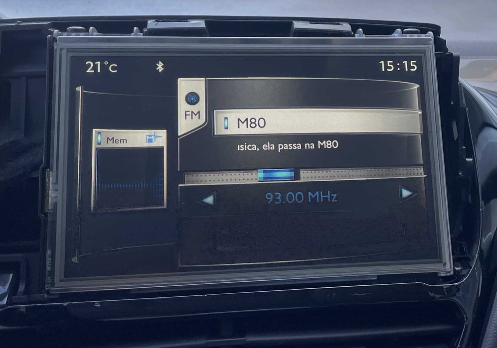 Ecrã display multifunções Peugeot 208, 2008