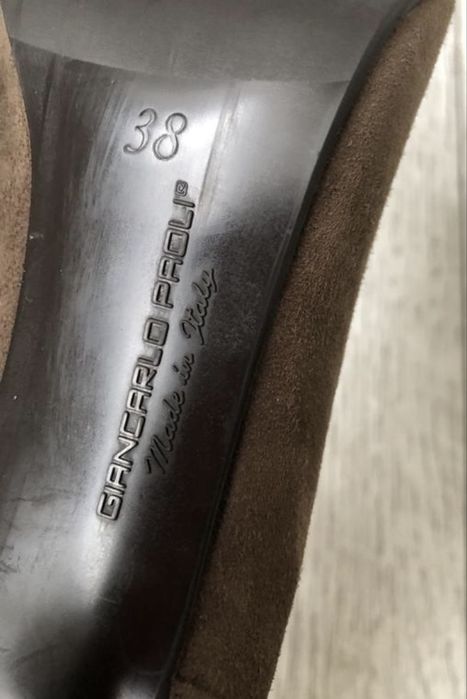 Брендові, замшеві туфлі giancarlo paoli