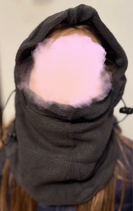 Kominiarka czapka komin z kapturem