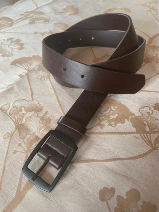 Pasek skórzany do spodni 120 cm