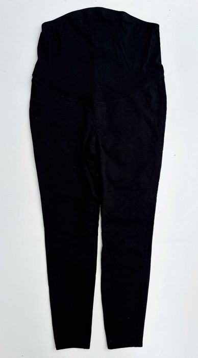 Legginsy H&M Mama Czarna Ciążowe L 40 Ciąża Spodnie Bawełna