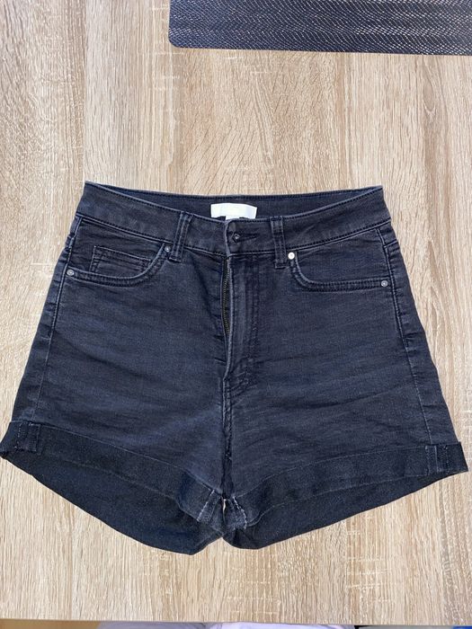 czarne spodenki h&m S