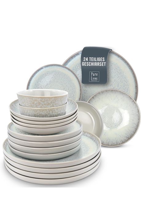 Zestaw naczyń 24 sztuki