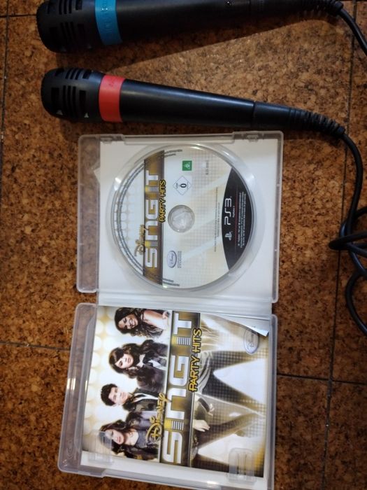 Singstar microfones ps3/ps2+jogo