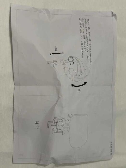 Apoio de Cabeça compatível Cadeira Herman Miller Aeron (Classic / Remastered) Preto
