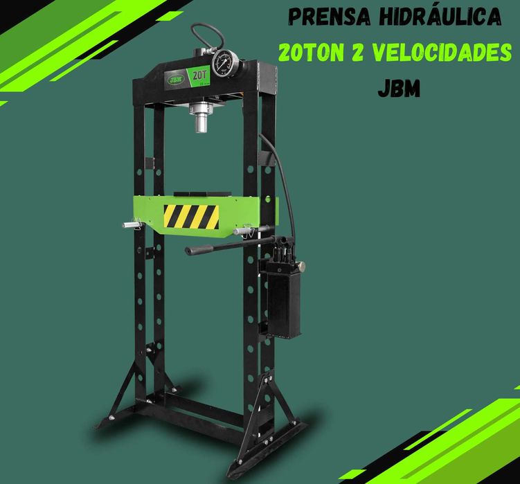 Prensa Hidráulica 20T 2 Velocidades JBM JL20
