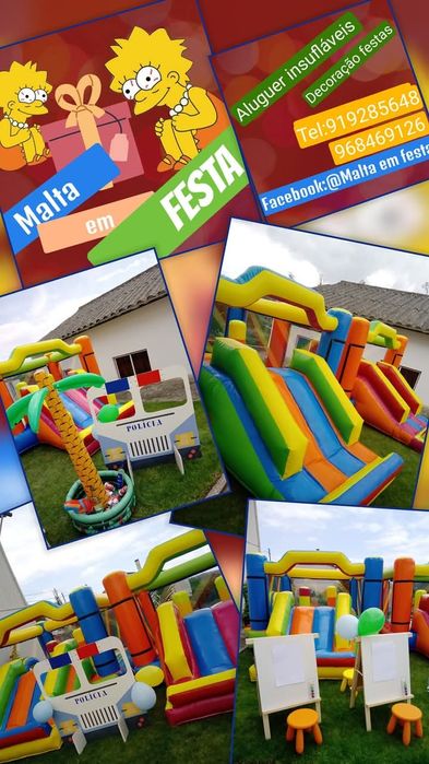 4 Pacotes festa infantil Almeirim Santarém