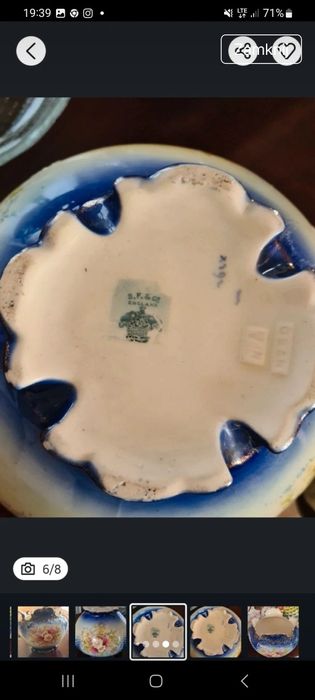Porcelanowa Oslonka ręcznie malowana