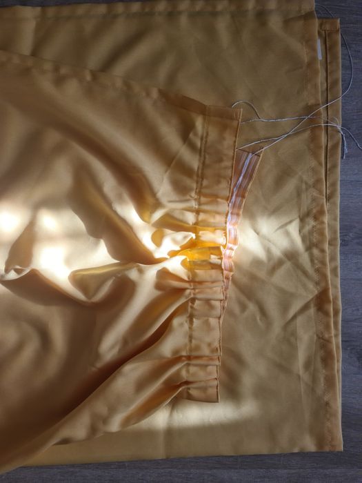 Zasłona żółta 140x250 cm