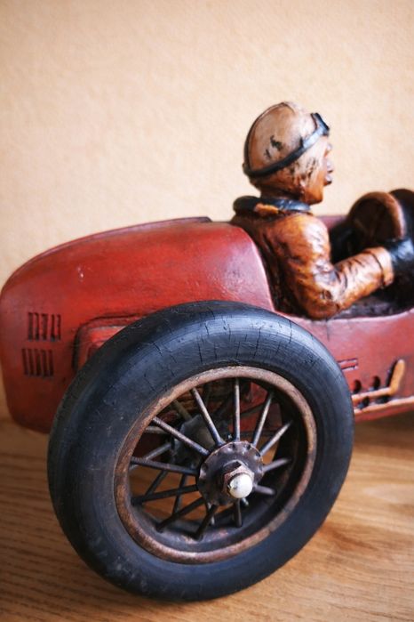 Bugatti – duży, drewniany model wyścigowy, lata 70, Grand Prix