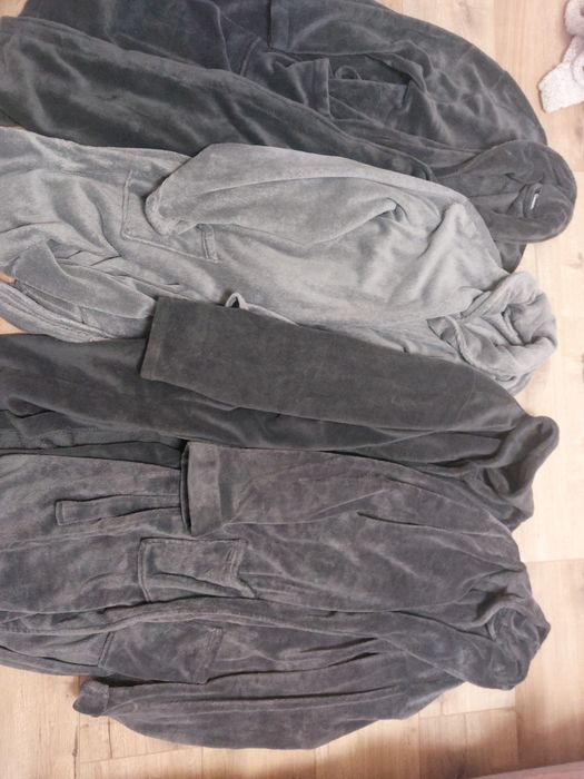 Халати флісові чоловічі  розміри S M L ХL XXL