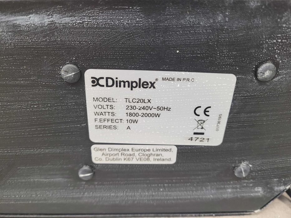 Dimplex kominek elektryczny z funkcją grzania - okazja