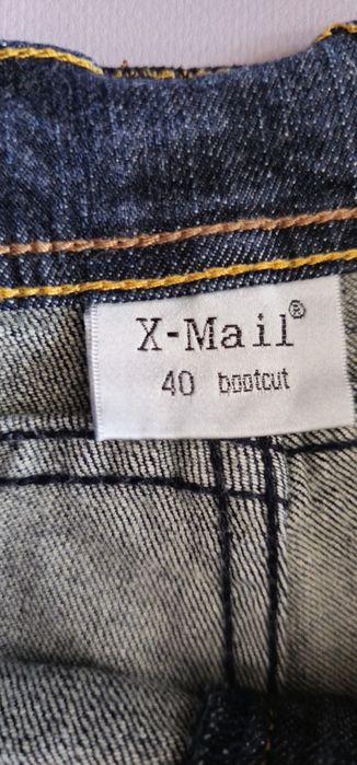 Jeansy bootcut flared Vintage alternatiw office M-L niski stan  y2k 00