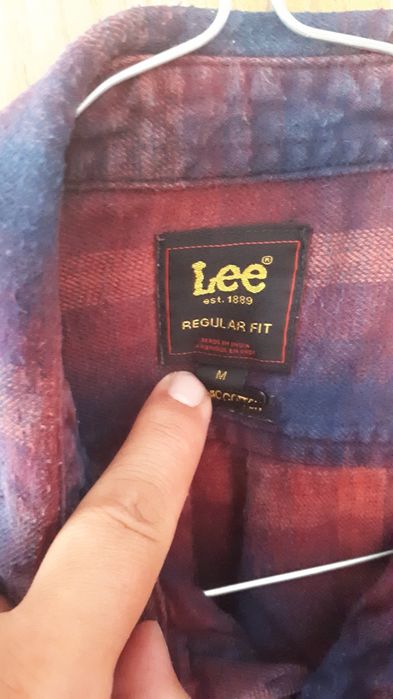 Flanelowa koszula męska Lee M