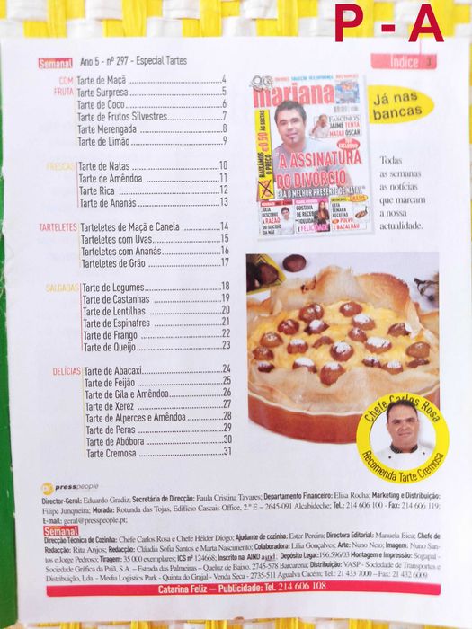 RECEITAS DE COZINHA – Pack A  - Revista Cozinha Semanal