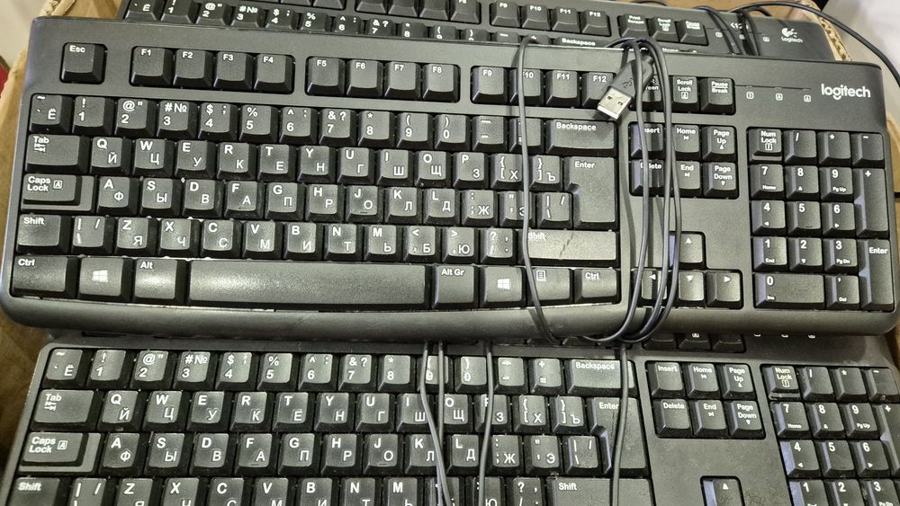 Клавіатури USB Logitech, Frime, Vinga, Genius, Gembird. Дротові, провідні, офісні