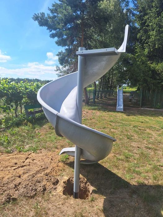 Zjeżdżalnia zakręcana na rurze o dł. 5m laminat  RÓŻNE KOLORY