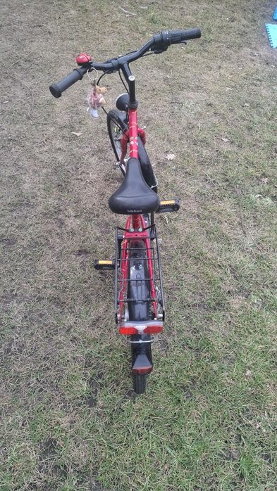 Rower dziecięcy koła 20" czerwony Wefa.