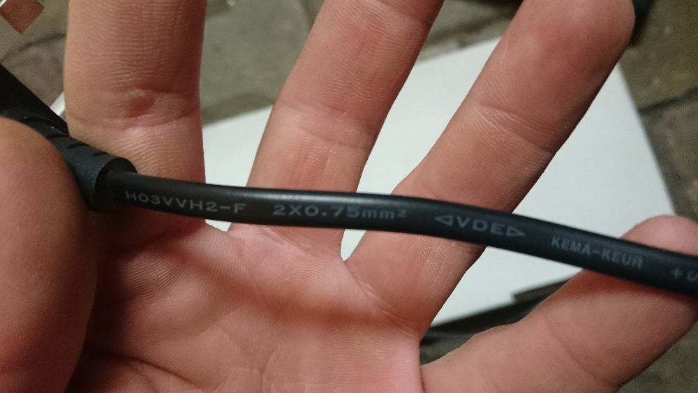 Przewód zasilania zasilający angielski 1.7M