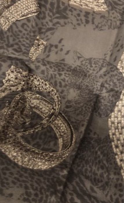 Echarpe da CARTIER em lã/seda/caxemira nova sem etiqueta