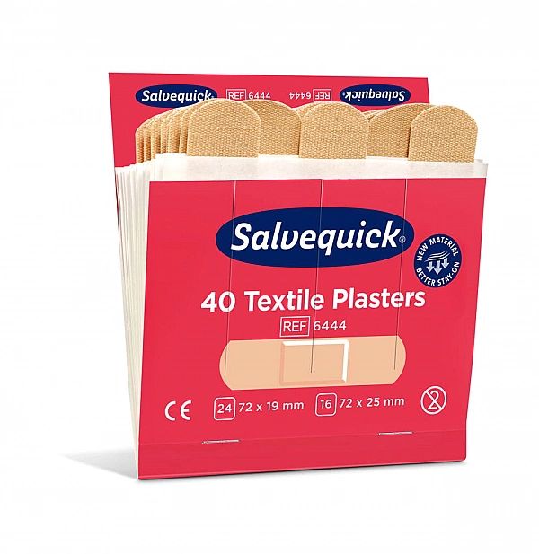 Plastry tekstylne Cederroth Salvequick, 40 szt.