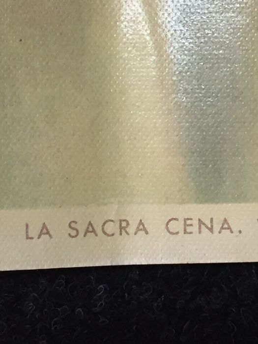 Gravura da Santa Ceia