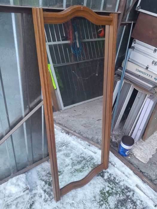 Lustro rama drewniana