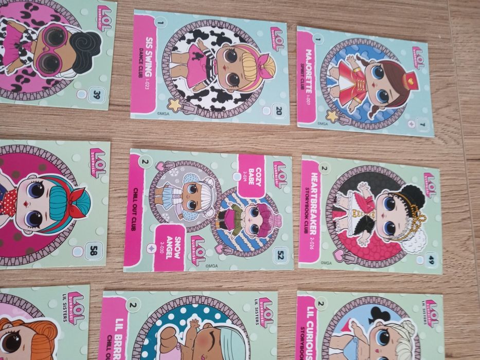 28 Kart lalek LOL surprise panini