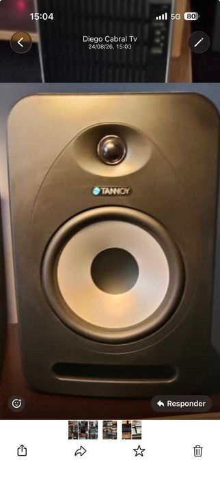 MONITORES DE AUDIO Tannoy Reveal 802 - pouco usado em exelente estado