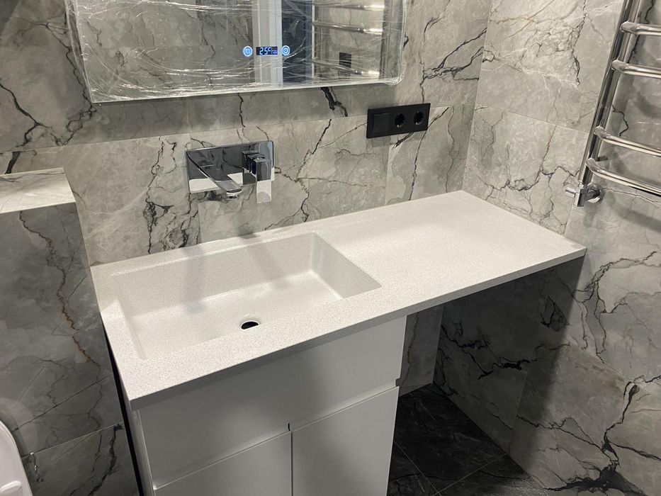 Стільниця.Умивальник.Раковина зі штучного каменю
