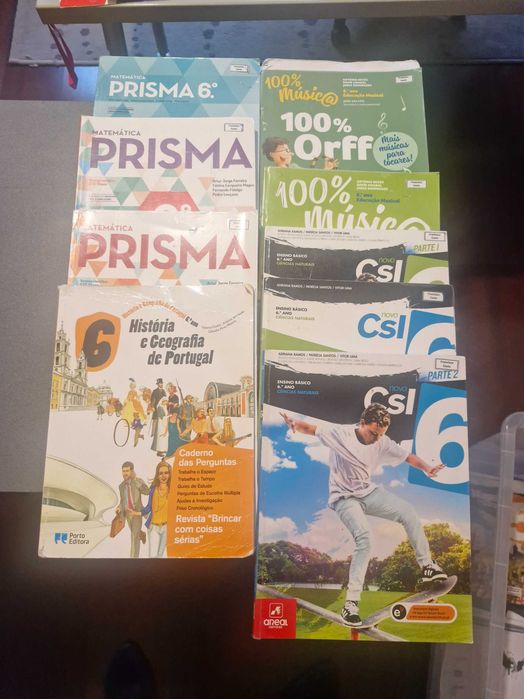 Livros do 6º Ano de Escolaridade - Colégio Alfacoop