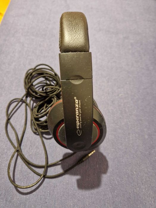 Słuchawki nauszne przewodowe ESPERANZA, długość przewodu 4 m 85 cm