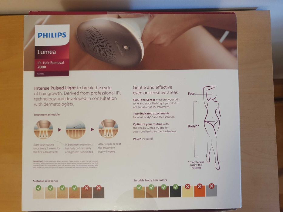 Фотоепілятор Phillips Lumea IPL 7000 Series SC1997