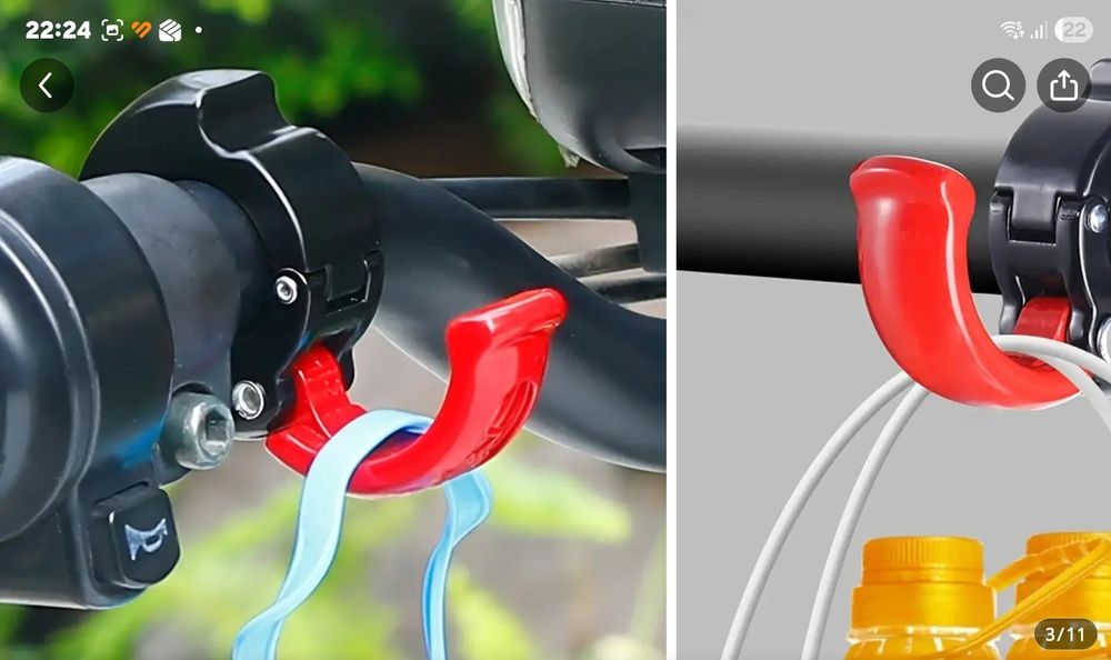 Porta sacos para mota ou bicicleta
