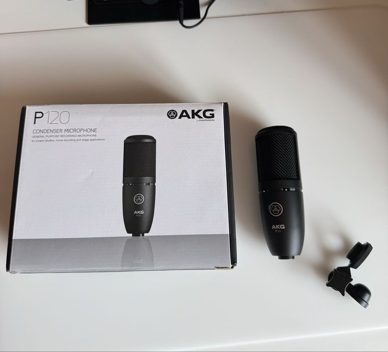 Microfone Condensador AKG P120 - (Como Novo)
