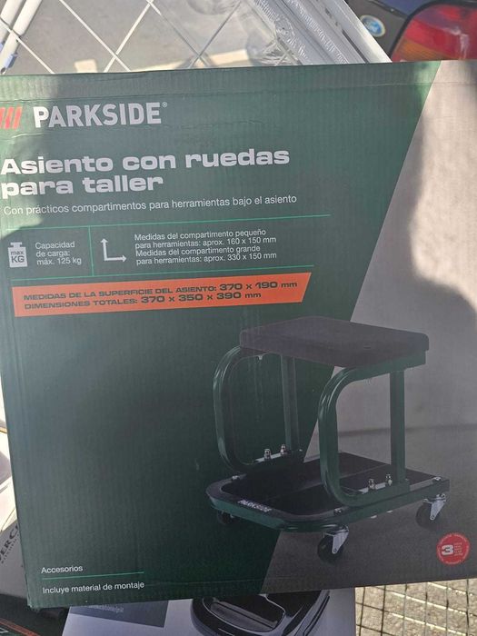 Banco c\ rodas Mecânico