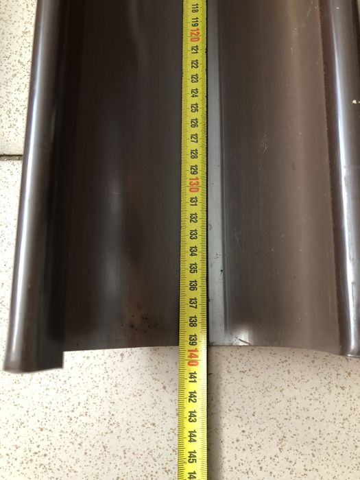 Ринва водостічна 125 мм / Bryza Cellfast / обрізки / водосточный желоб