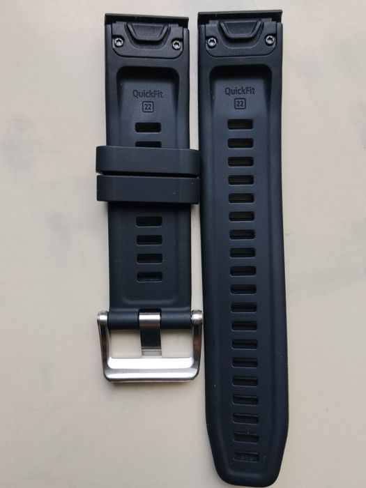 Oryginalny czarny pasek do Garmin Fenix 6 Quickfit 22
