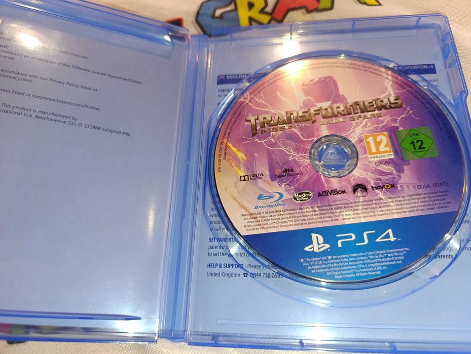 Transformers Rise Of The Dark Spark PS4 rzadkość na rynku SKLEP zamian