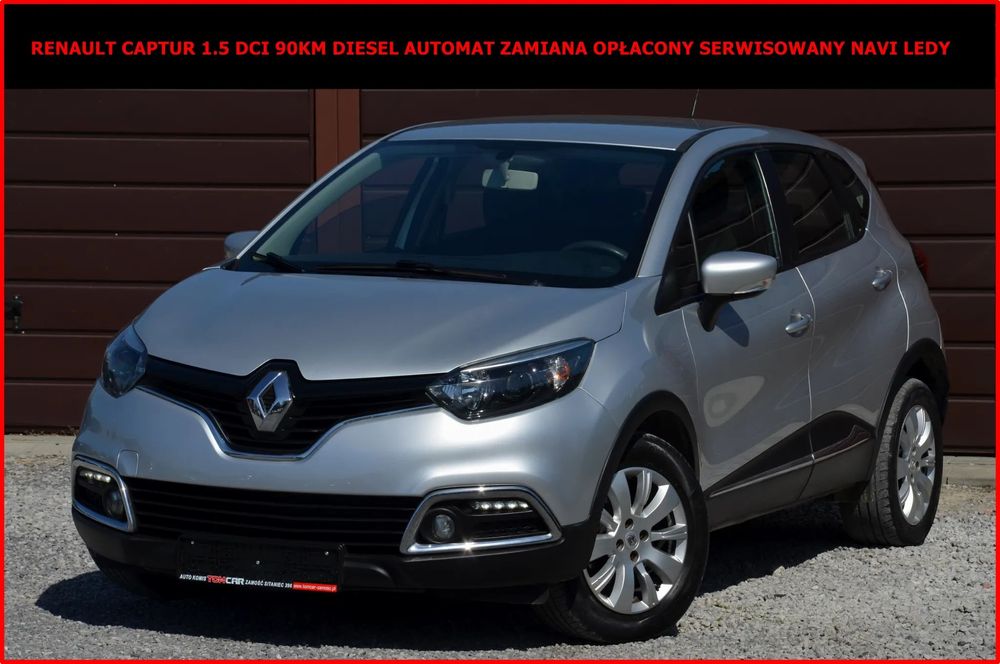 Renault Captur Renault Captur 1.5 dCi 90KM Automat Zamiana Opłacony Serwisowany Navi