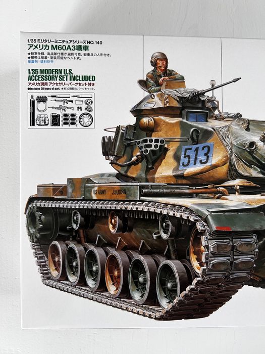 Czołg M60A3 105 mm Gun Tank model do sklejenia Tamiya 35140