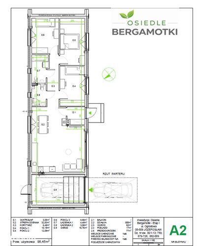 Dom parterowy z garażem - bezpośrednio od dewelopera