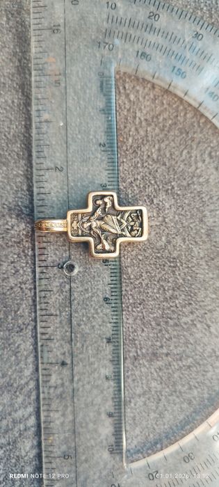 Золотой крест 585 проба