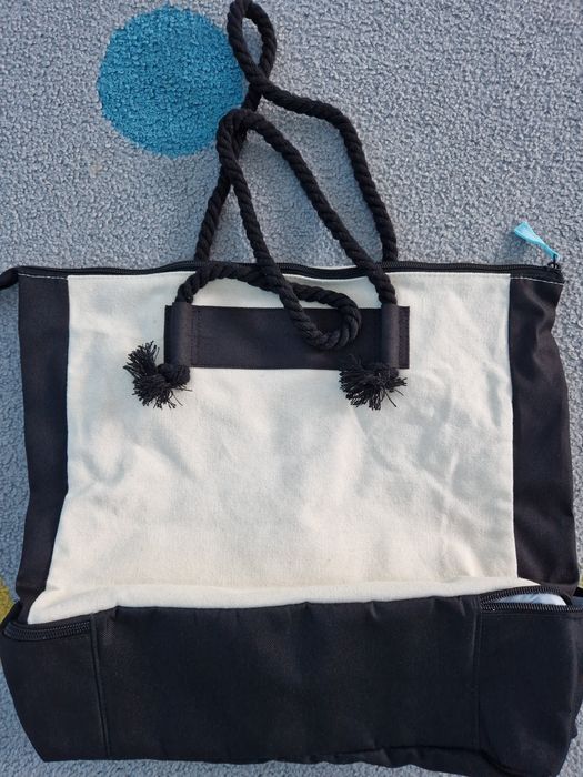Torba  plażowa z bawełnianego płótna